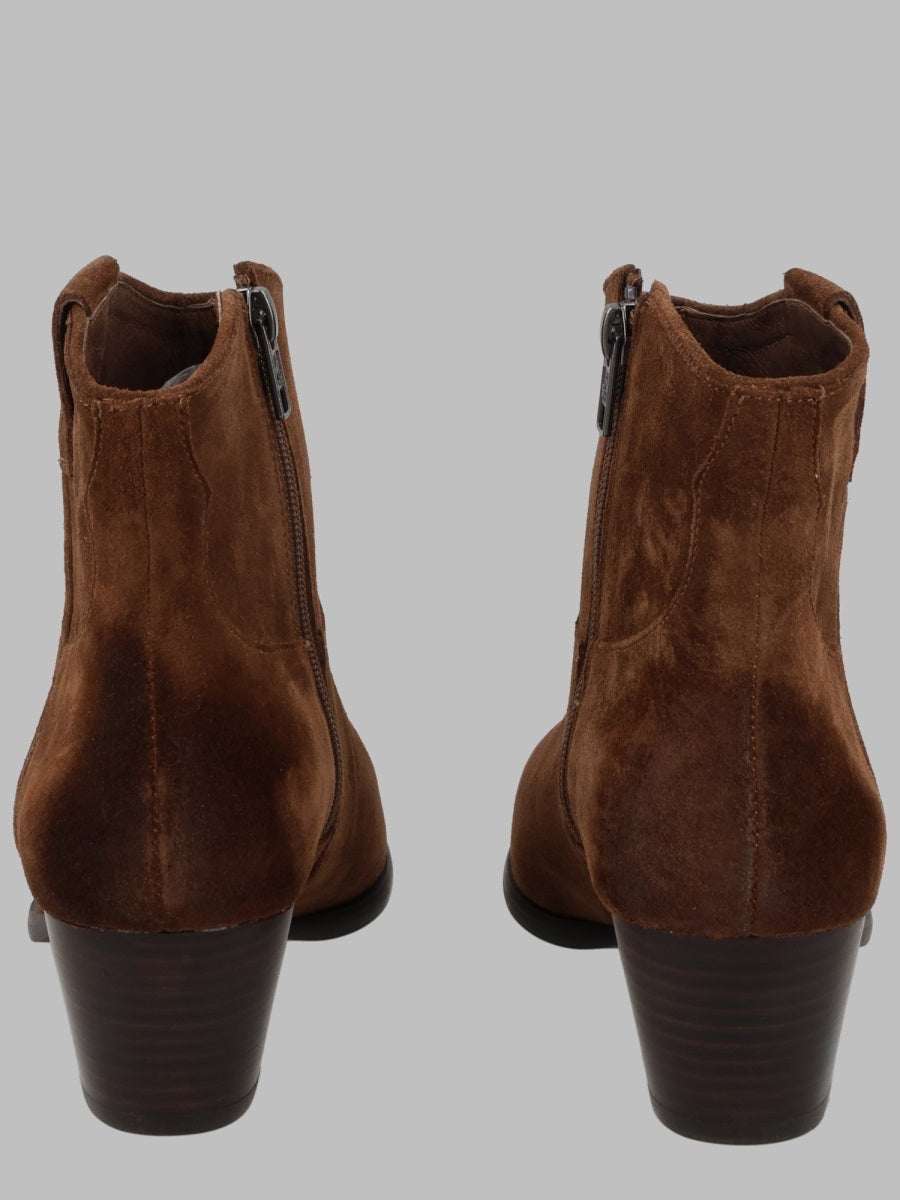 Ash Ankle Boots — Brown, view 2