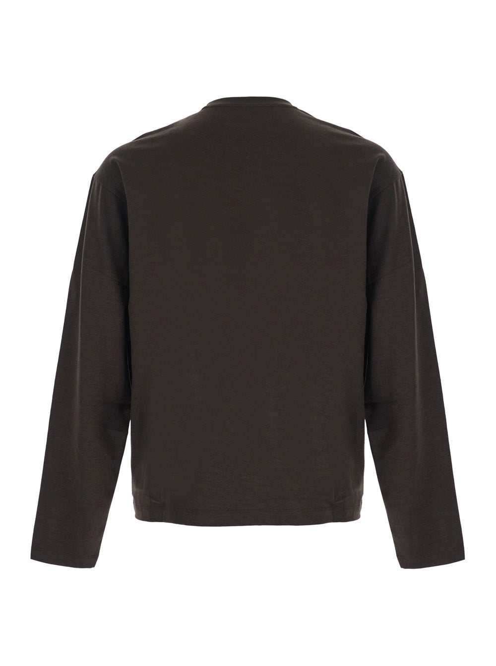 Tonywack Wool-Blend V-Neck Sweater — Brown, view 2
