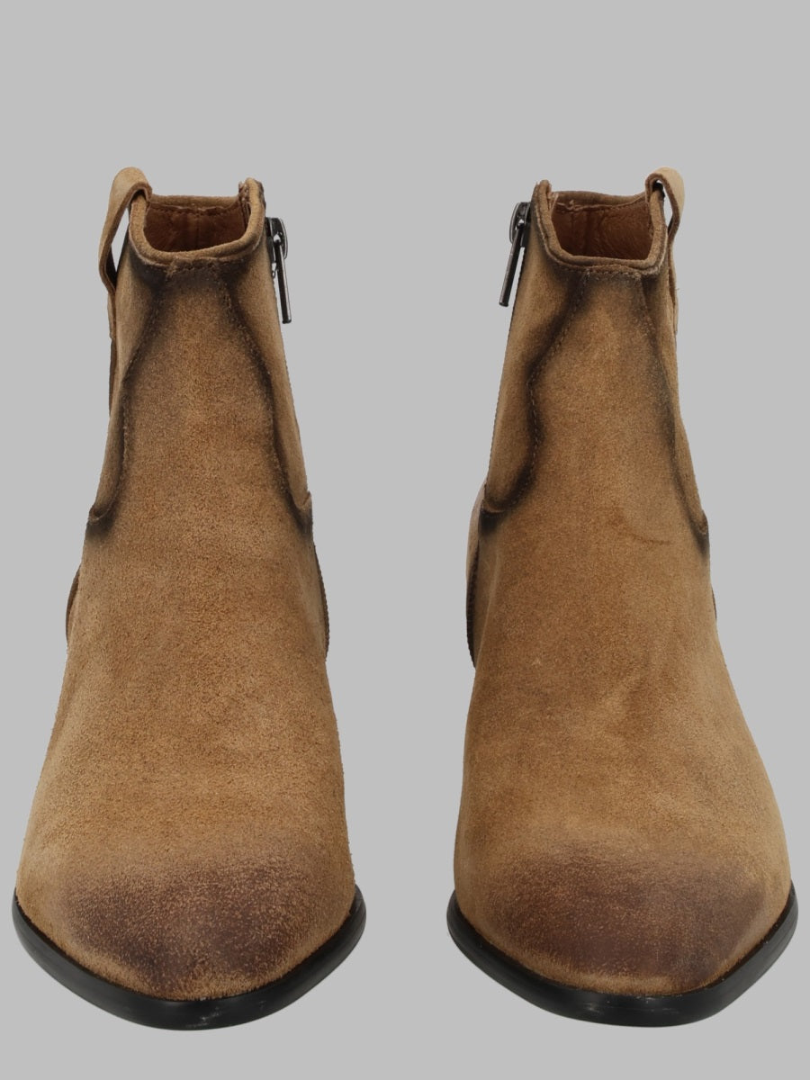 Ash Fame Ankle Boot — Beige by Ash