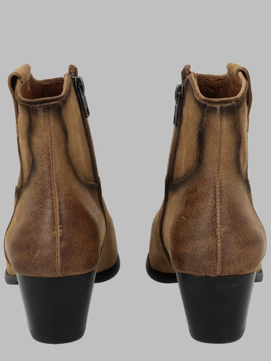Ash Fame Ankle Boot — Beige, view 2