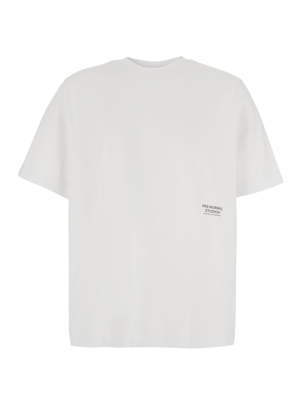 Pas Normal Studios Organic Cotton Logo T-Shirt — White by Pas Normal Studios