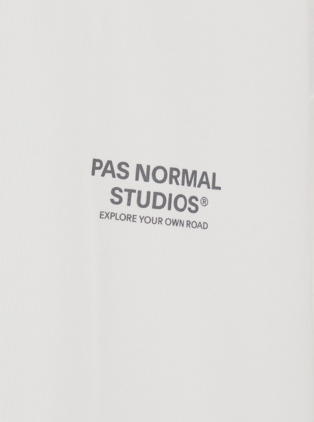 Pas Normal Studios Organic Cotton Logo T-Shirt — White, view 3