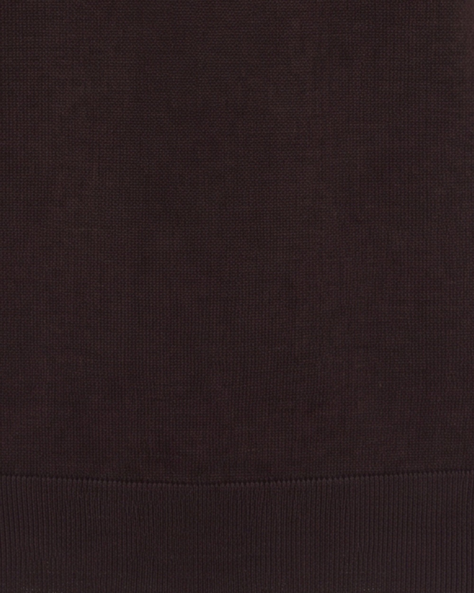 Paolo Pecora Wool-Silk-Cashmere Blend Crewneck Sweater — Brown, view 3