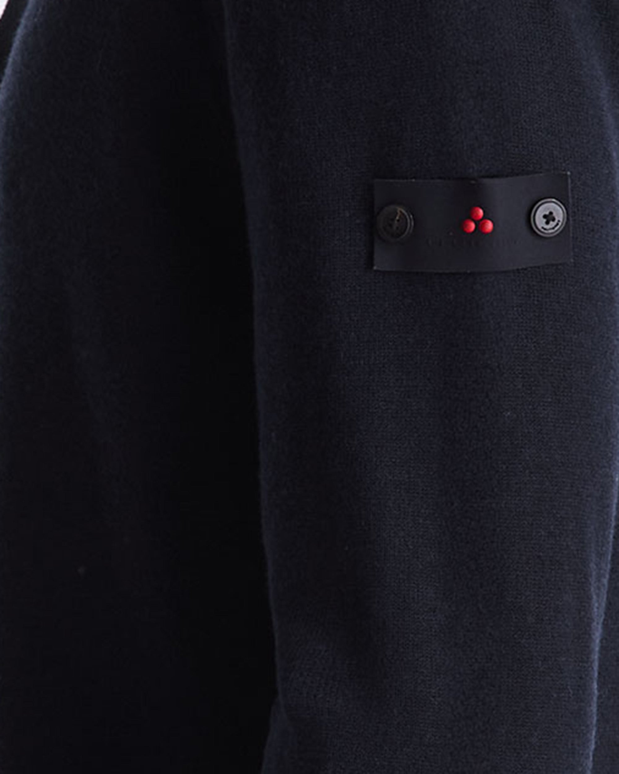 Peuterey Wool Blend Knit Cardigan — Blue, view 2