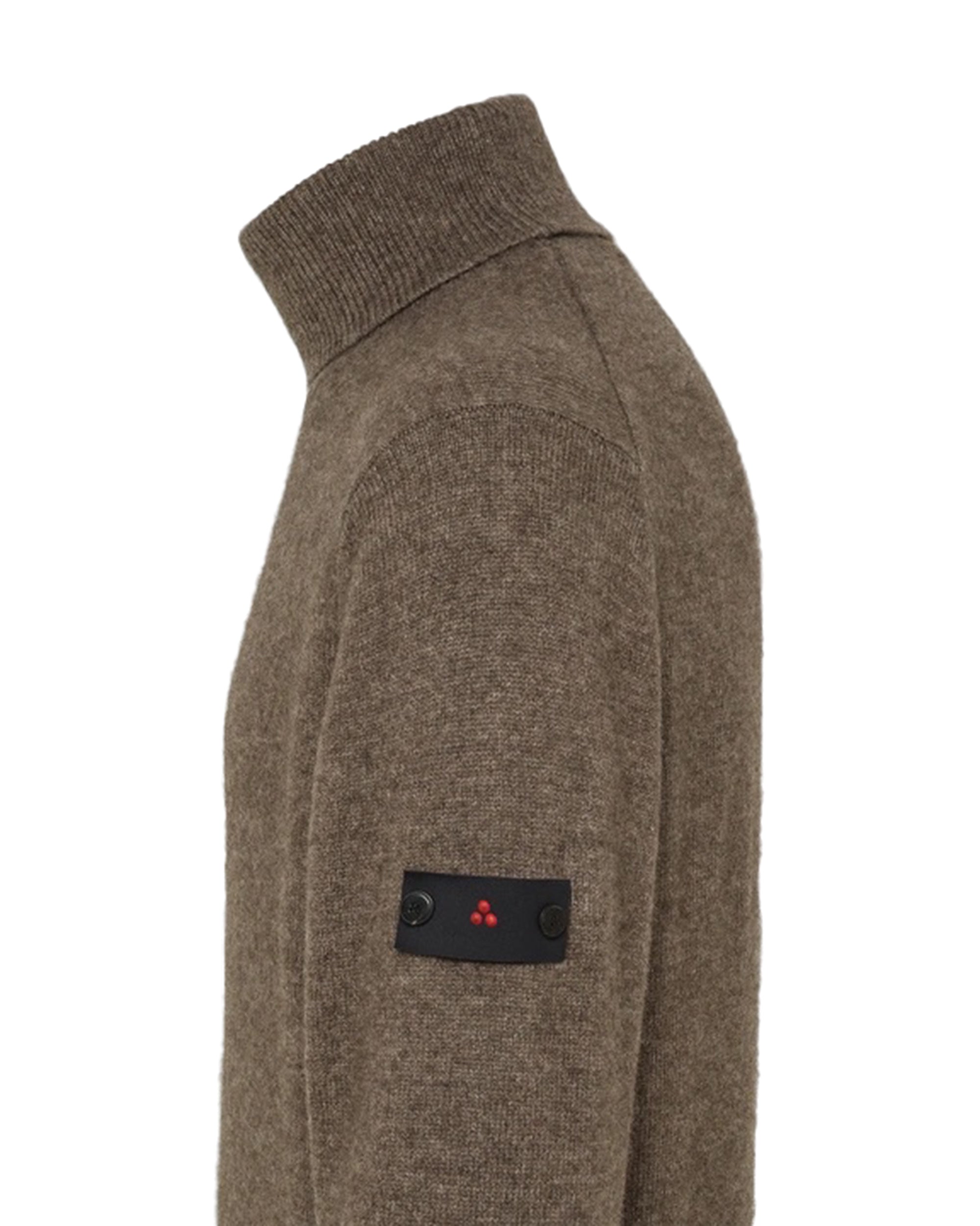 Peuterey Yak Wool Blend Turtleneck Sweater — Gray, view 2