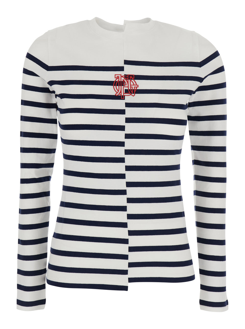 Jean Paul Gaultier Marinière Striped Cotton T-Shirt — White by Jean Paul Gaultier