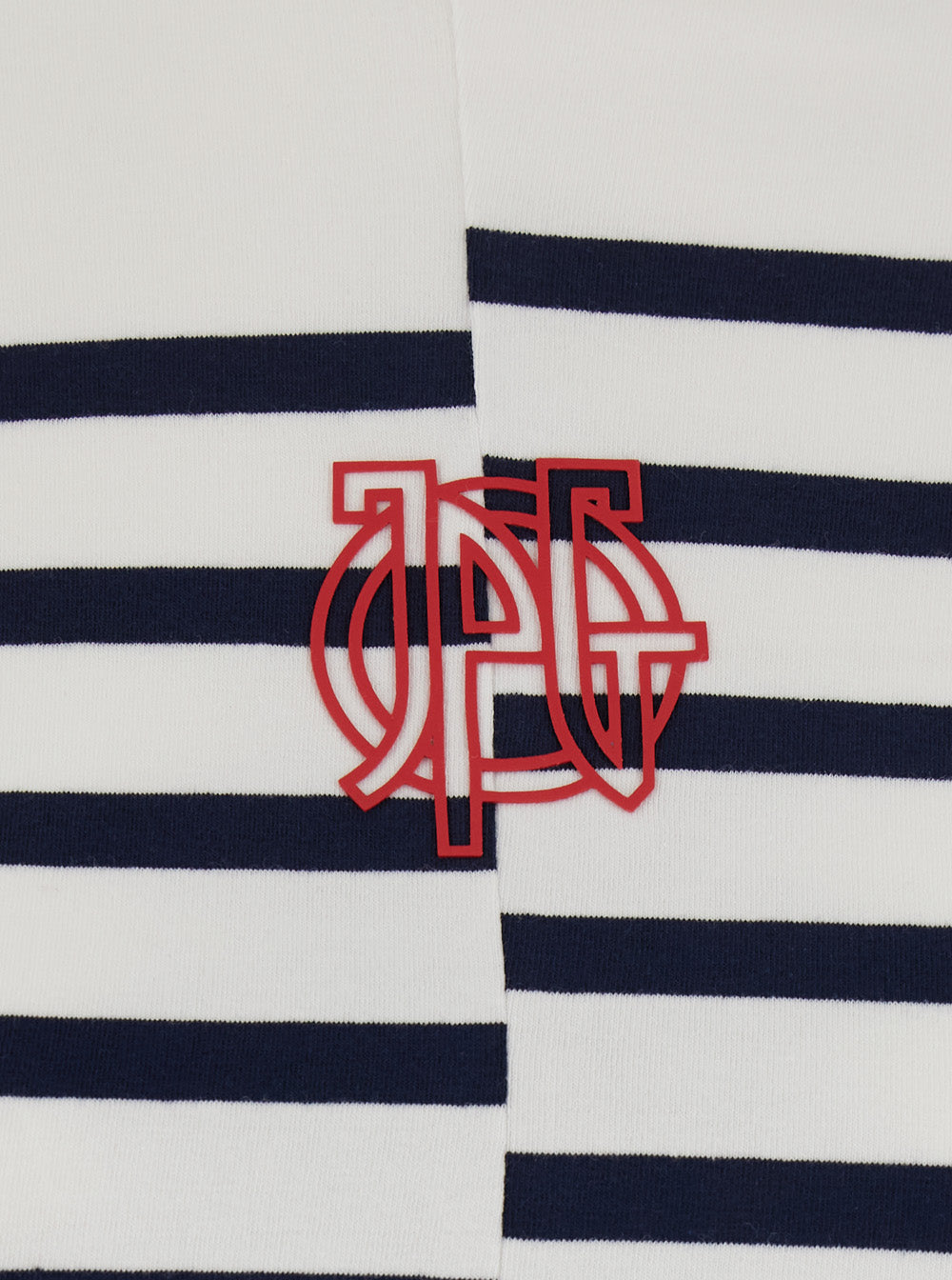 Jean Paul Gaultier Marinière Striped Cotton T-Shirt — White, view 3