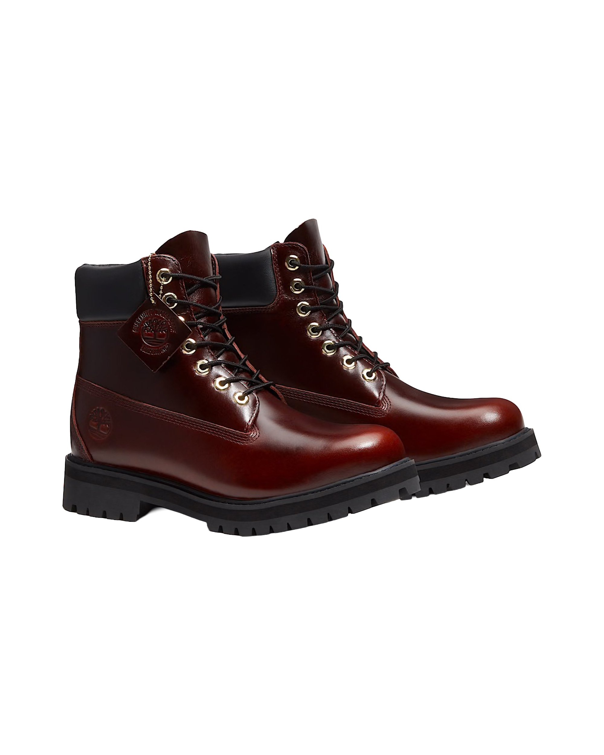 Timberland 6-Inch Waterproof Leather Boot — Burgundy, view 2