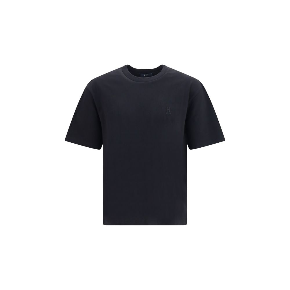 Herno Cotton T-Shirt — Black by Herno