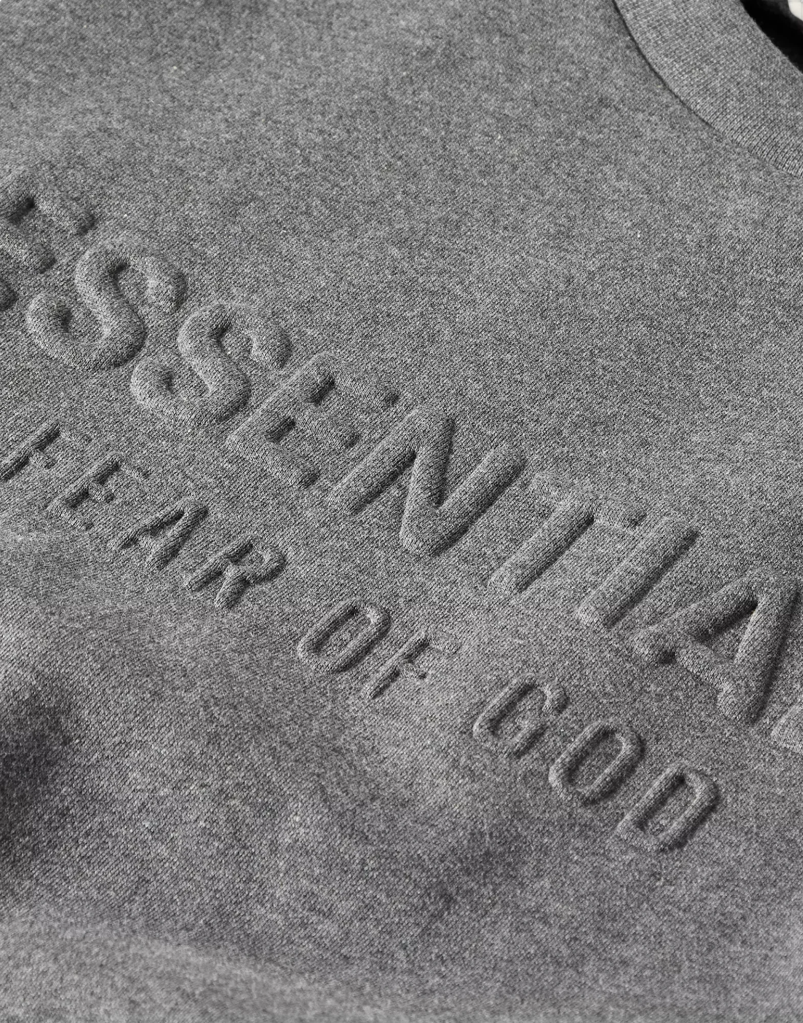 Fear Of God Essentials Sweatshirt — Gray, view 4