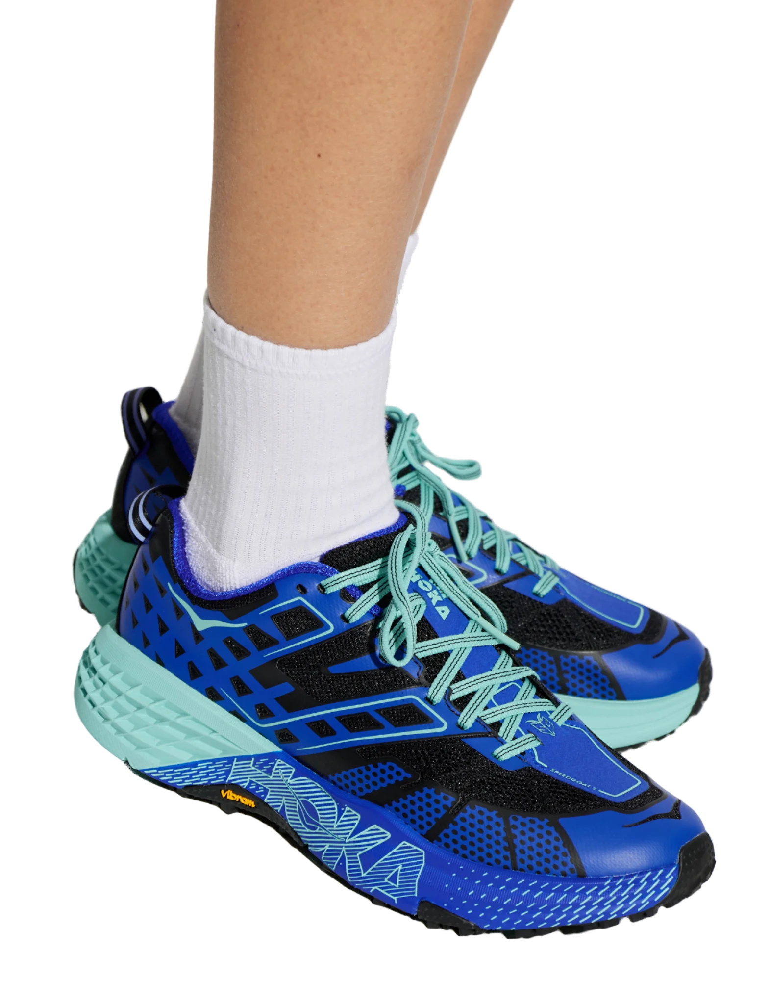 Hoka One One Speedgoat Trail Running Shoe — Blue, view 5