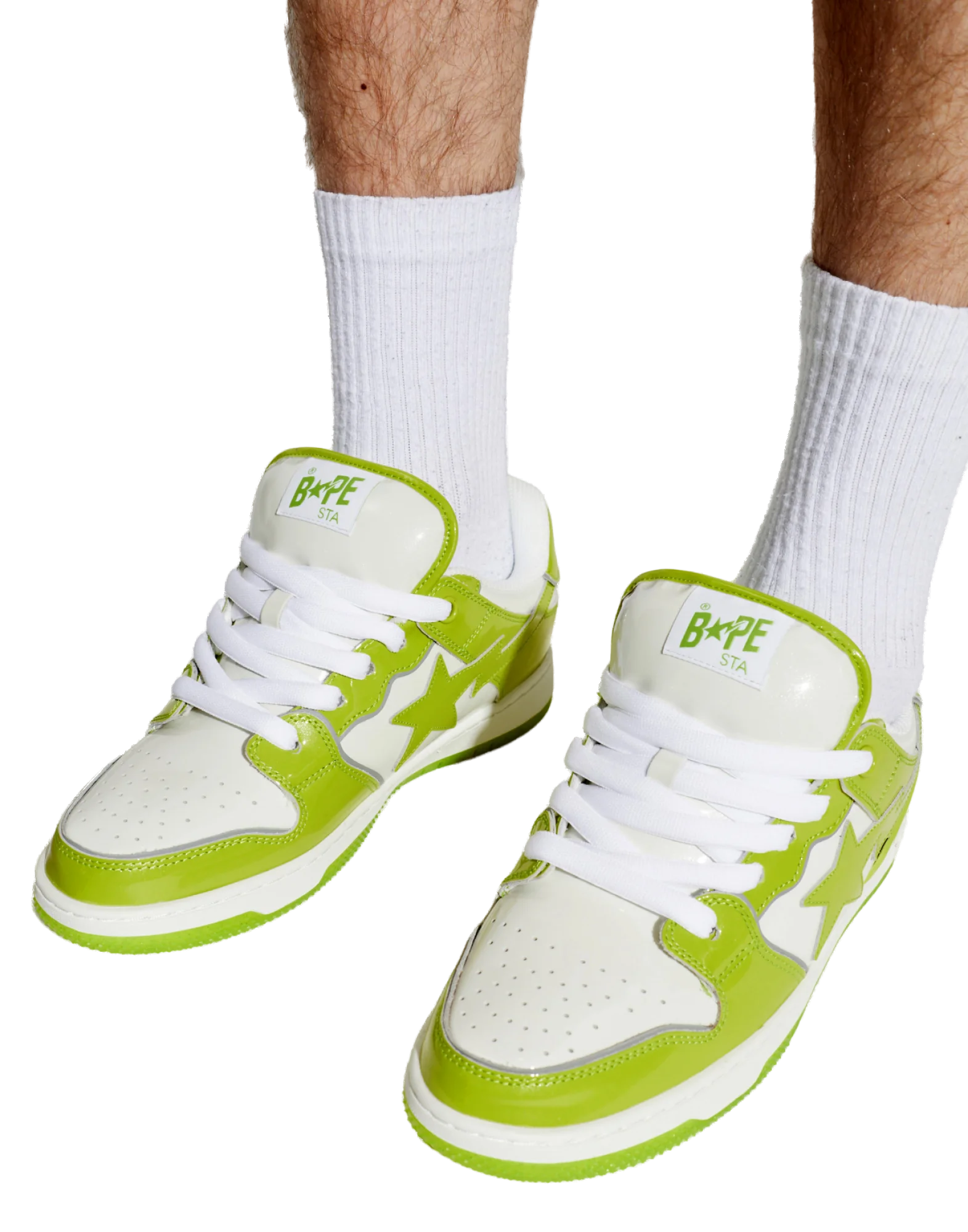 A Bathing Ape Sneaker — Green, view 5