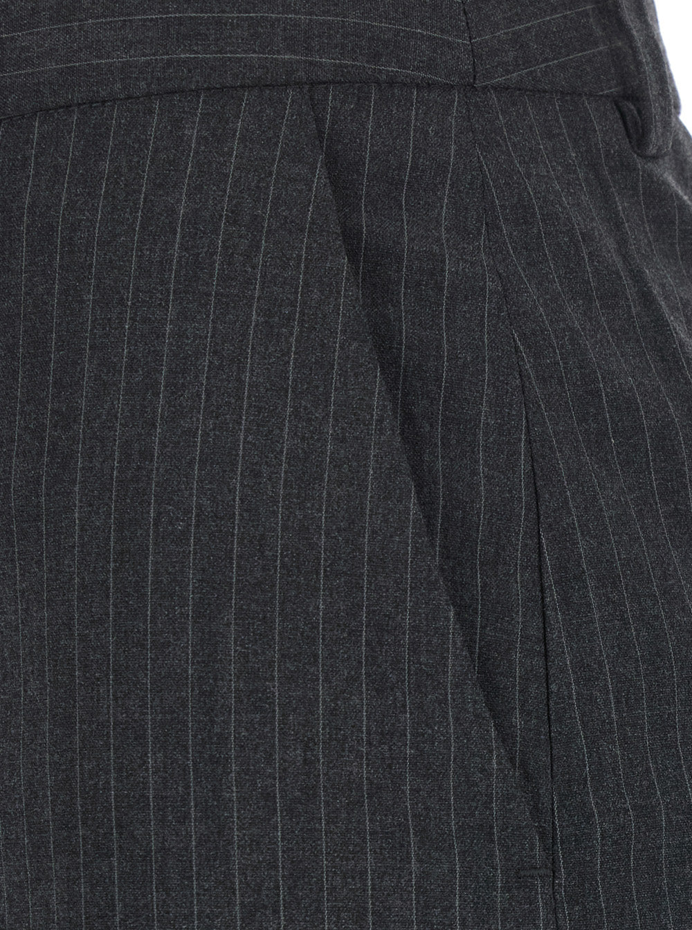 Dunst Pinstriped Tech Fabric Skirt — Grey, view 3