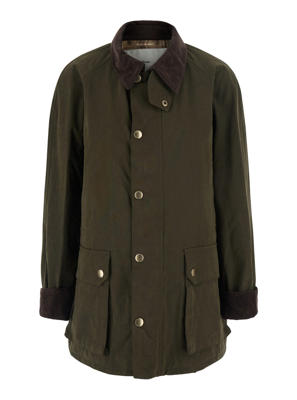 Dunst Waxed Cotton Hunting Coat — Green by Dunst