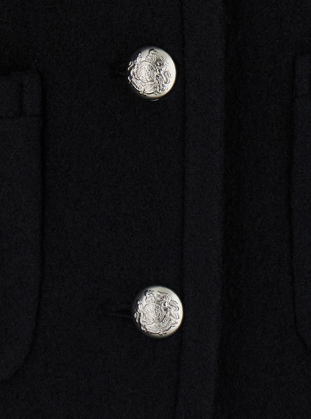 Dunst Wool Tweed Jacket — Black, view 3