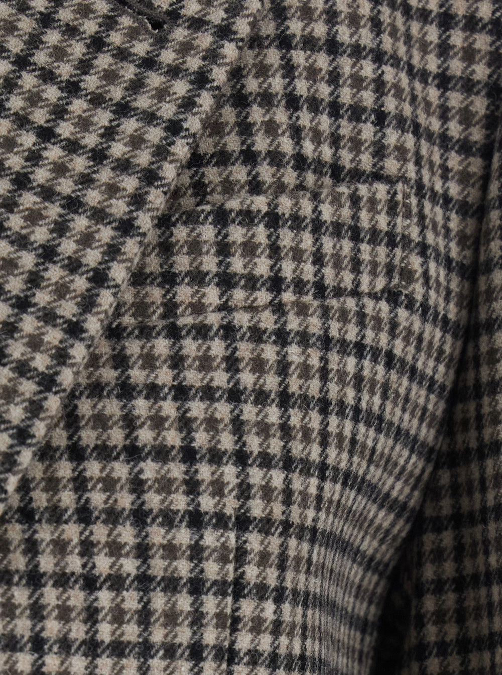 Dunst Houndstooth Wool Blazer — Beige, view 3