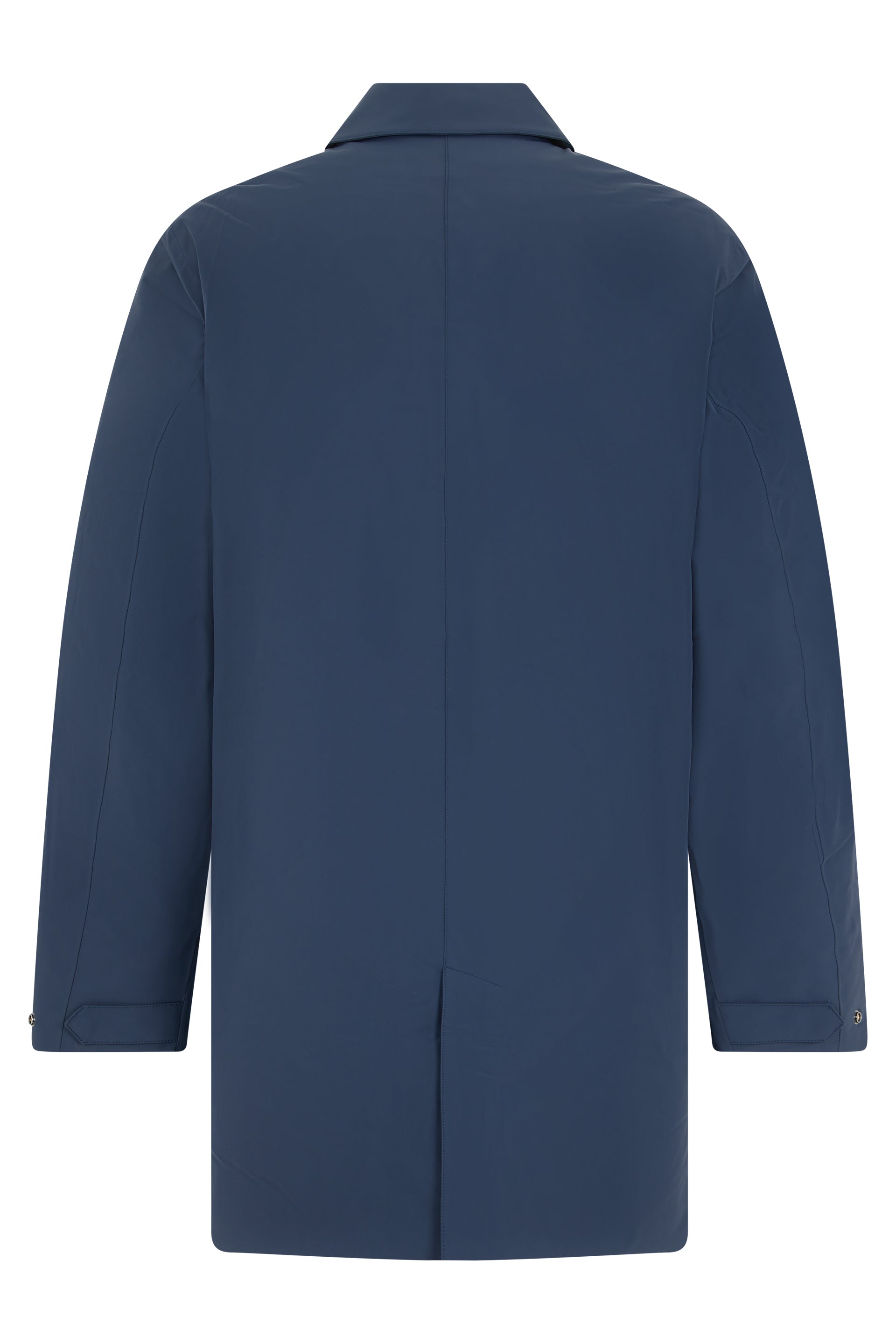 K-Way Technical Stretch Blend Trench Coat — Navy, view 2