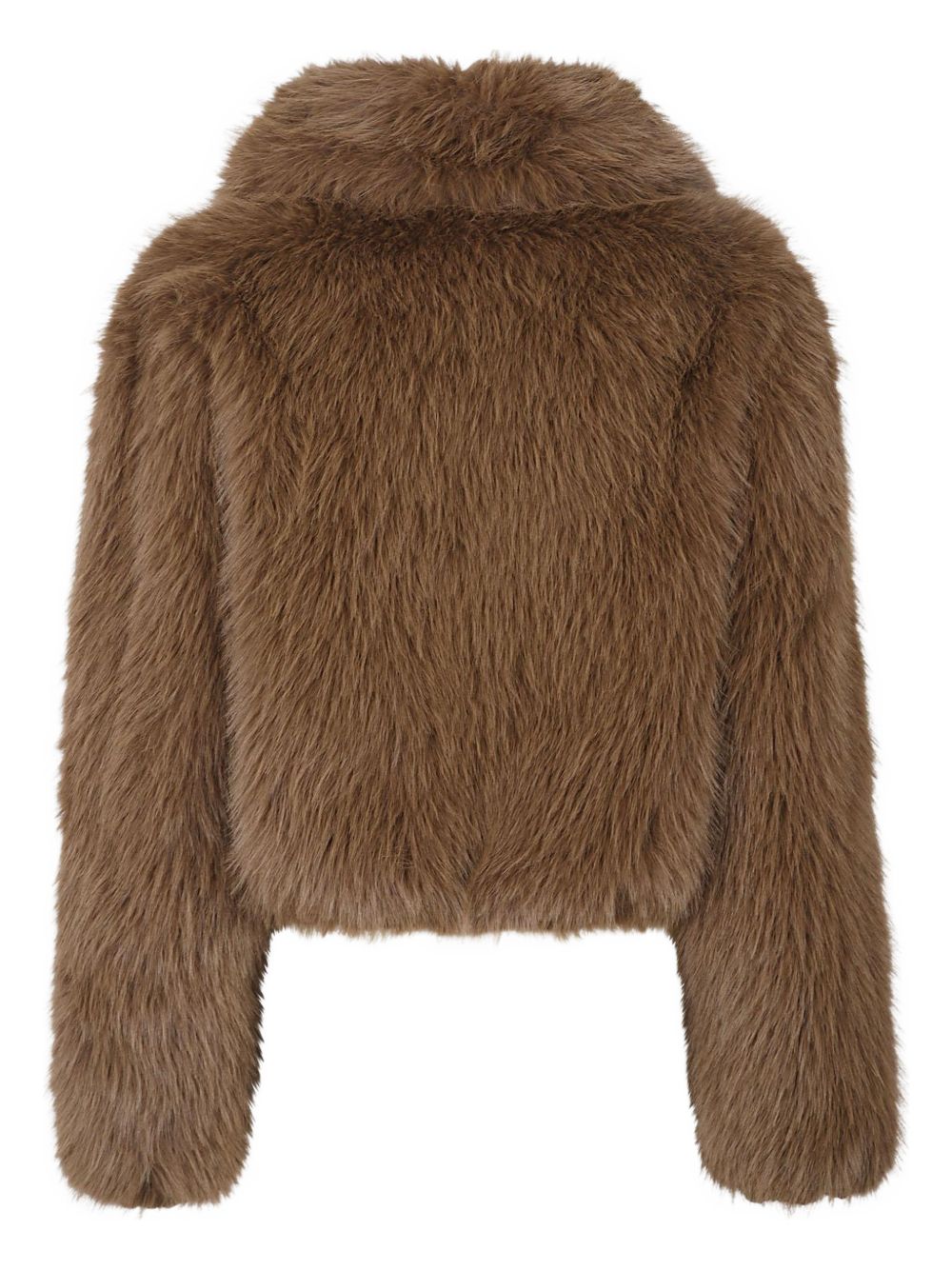 032C Faux Fur Jacket — Camel, view 2