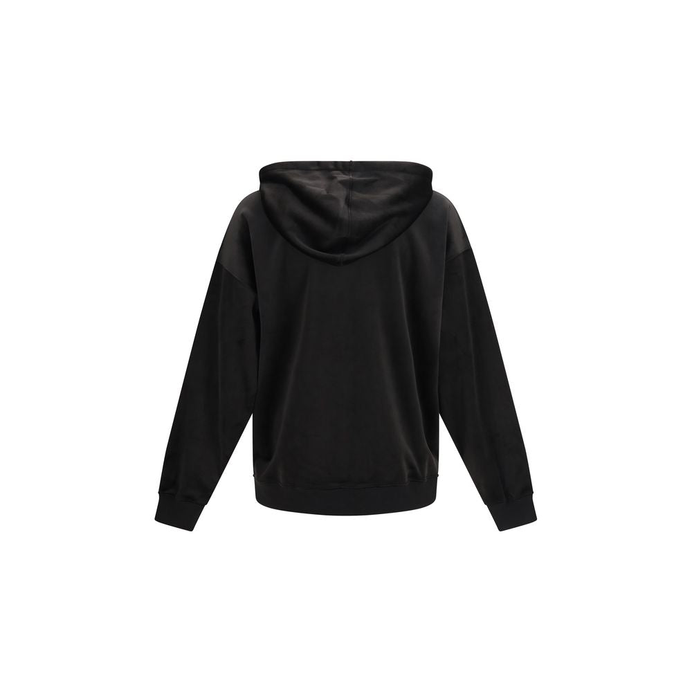 Y-3 Corduroy Zip-Up Hoodie — Black, view 2