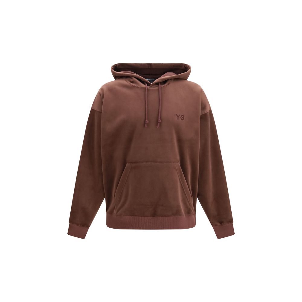 Y-3 Recycled Polyester Hoodie — Brown by Y-3