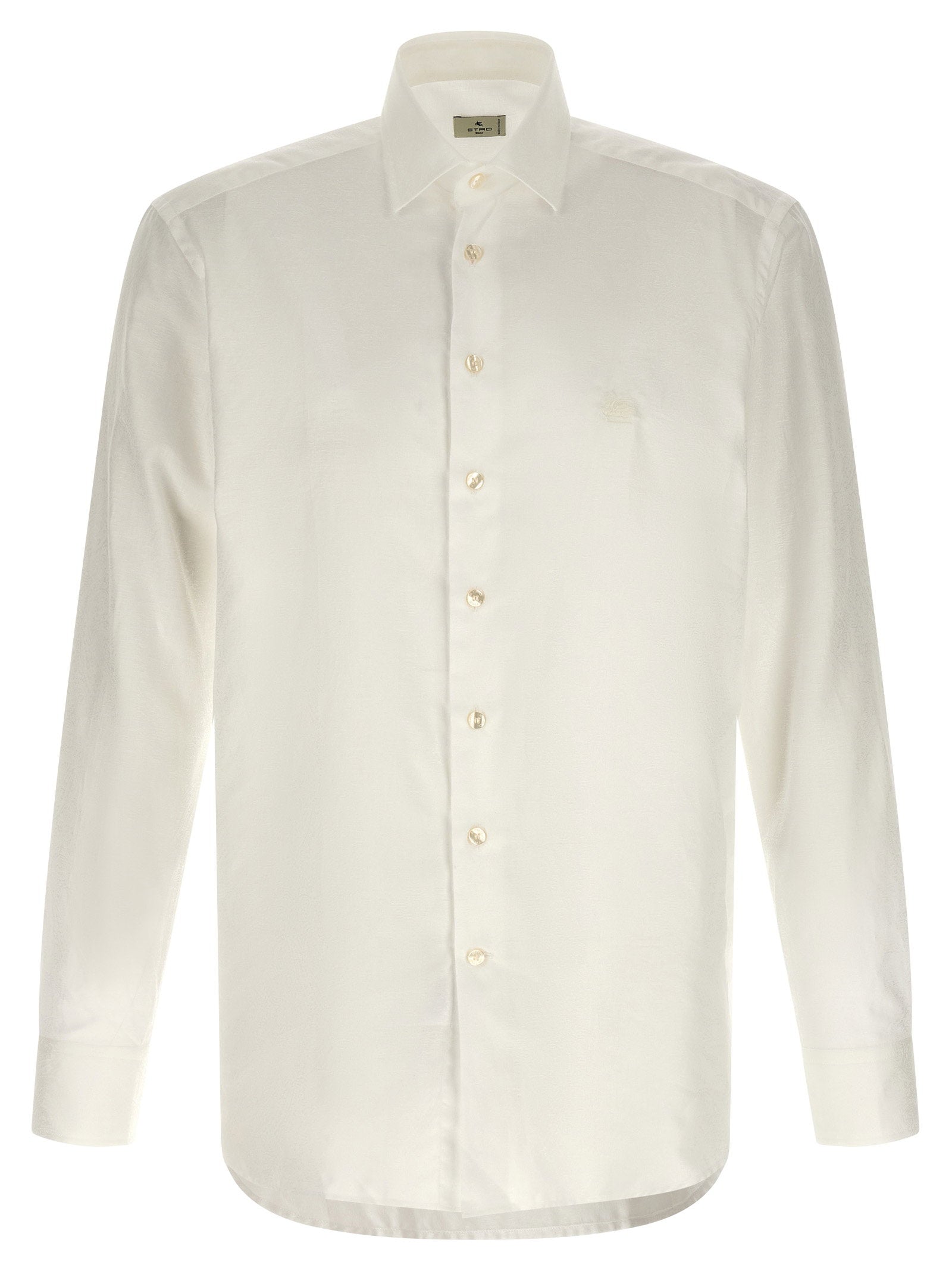 Etro Paisley Jacquard Shirt — White by Etro