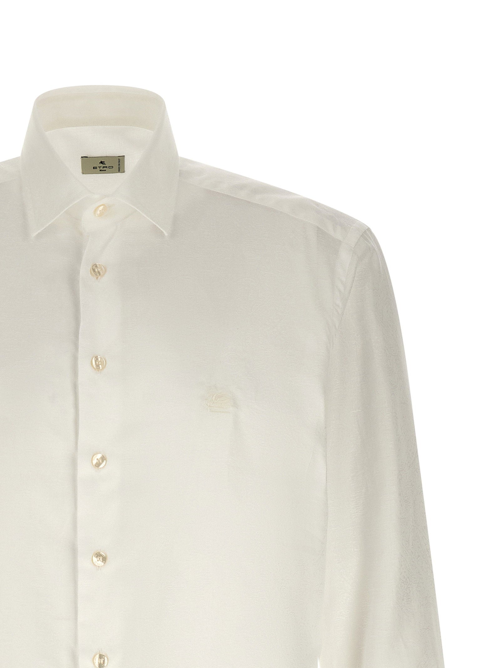 Etro Paisley Jacquard Shirt — White, view 3