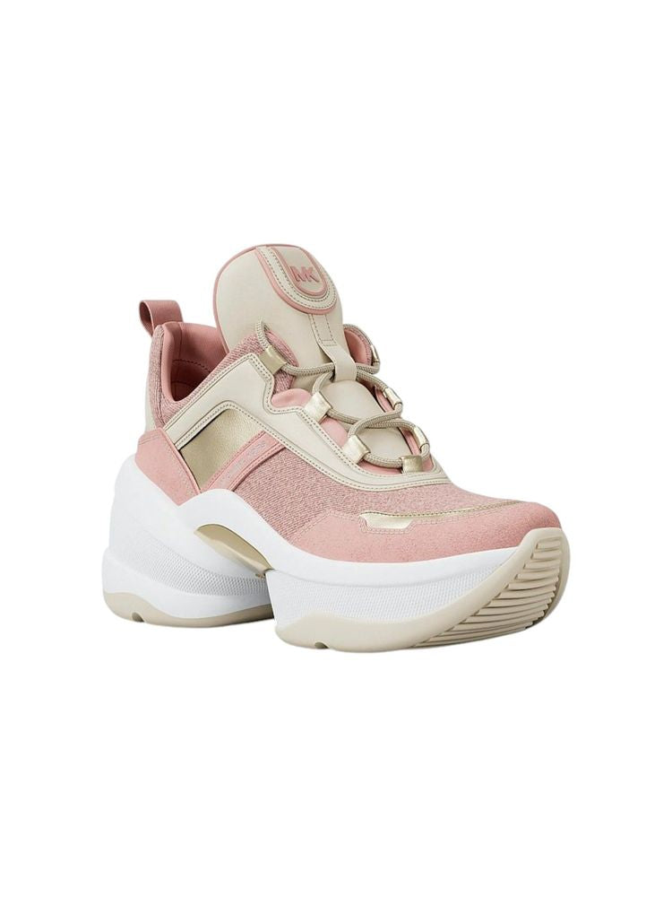 Michael Kors Olympia Trainer Sneakers — Powder Blush by Michael Kors
