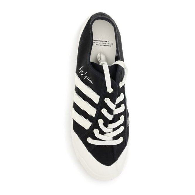 Y-3 Nisi Lo Sneakers — Black, view 4