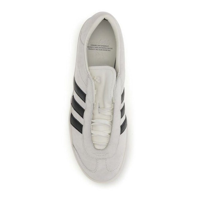 Y-3 Gazelle Sneakers — White, view 4