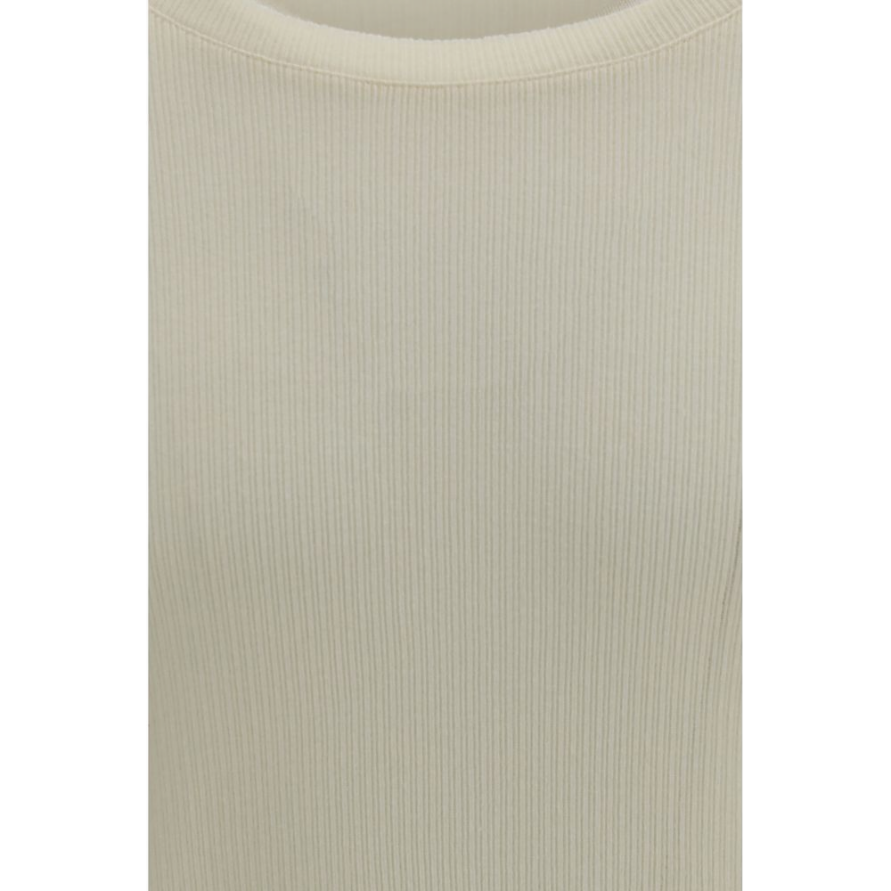 Our Legacy Ribbed Cotton-Blend Sweatshirt — Beige, view 3