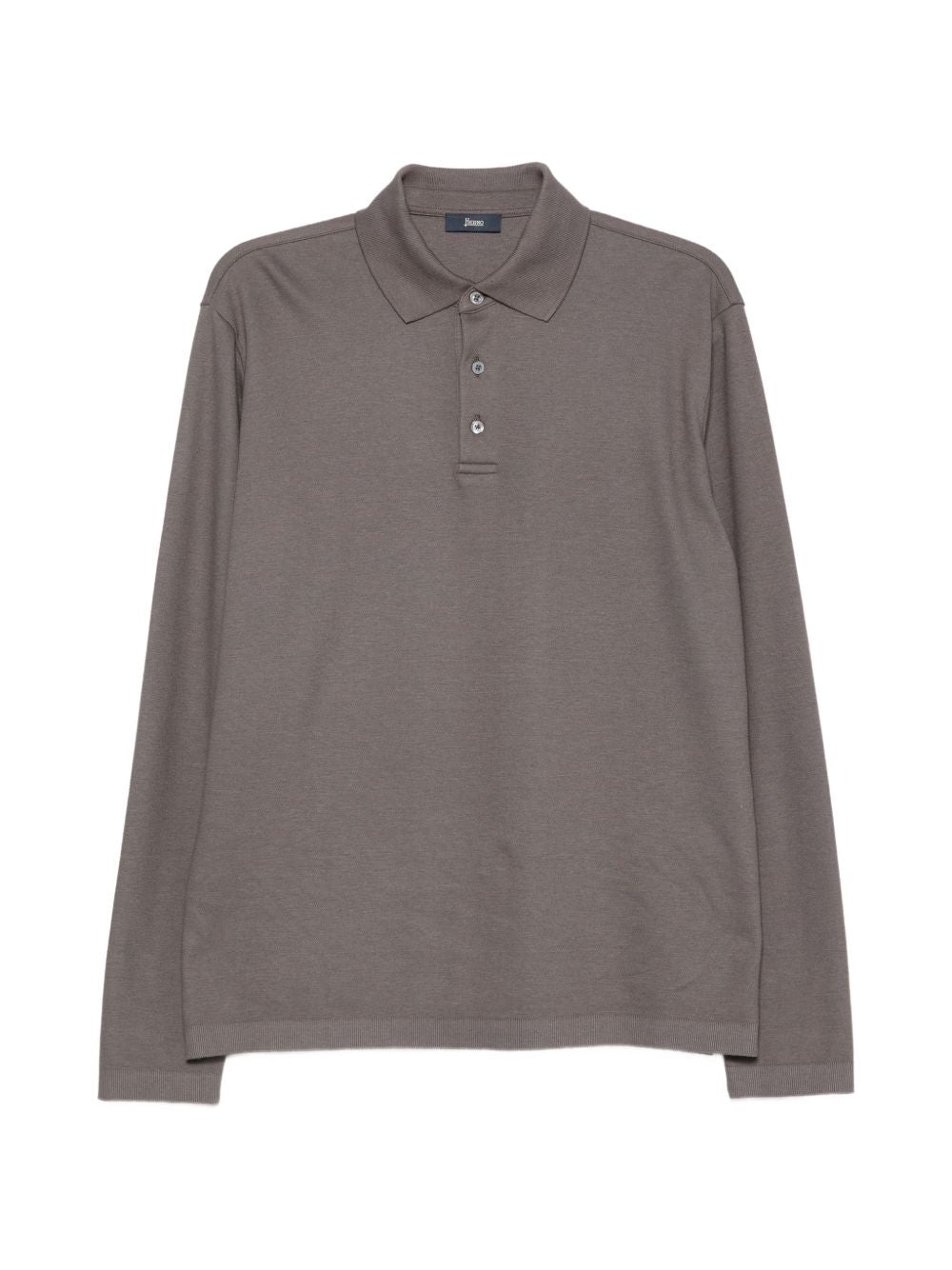 HERNO Piqué Knit Polo — Beige by Herno