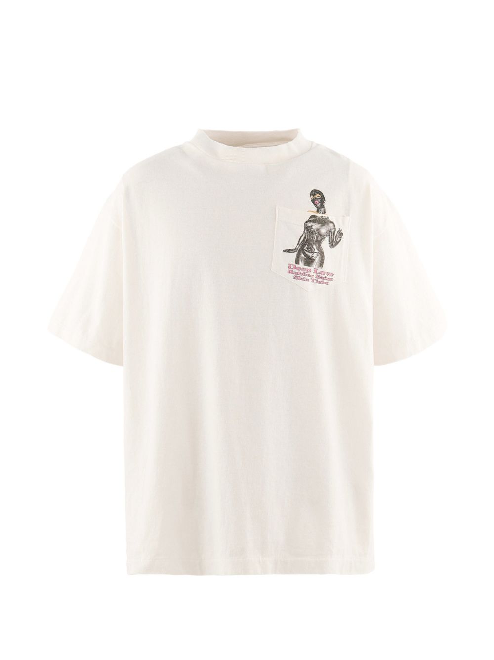 Saint Mxxxxxx Graphic Pocket T-Shirt — Cream by Saint Mxxxxxx