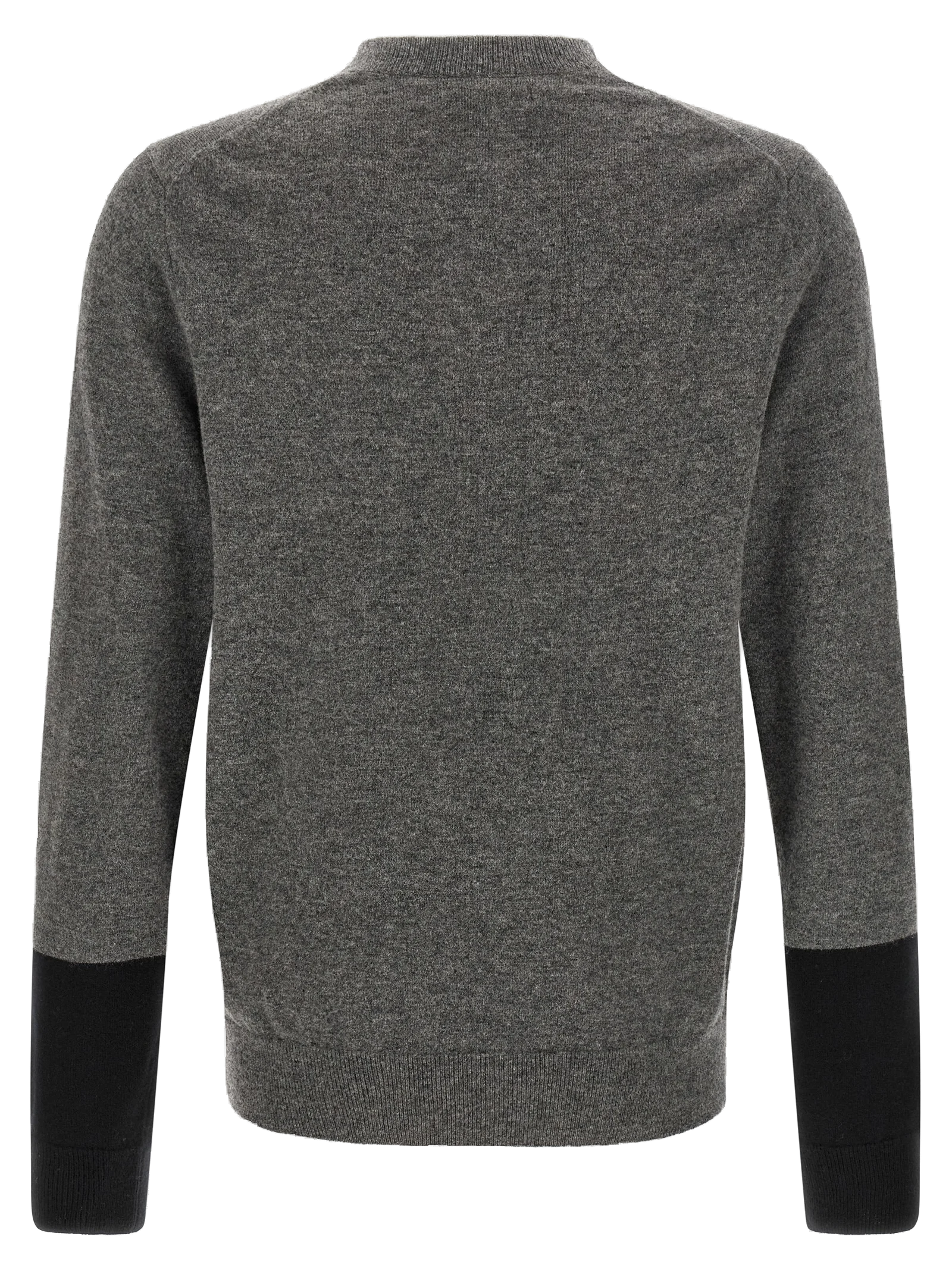 Comme des Garçons Color-Block Wool Sweater — Grey, view 2