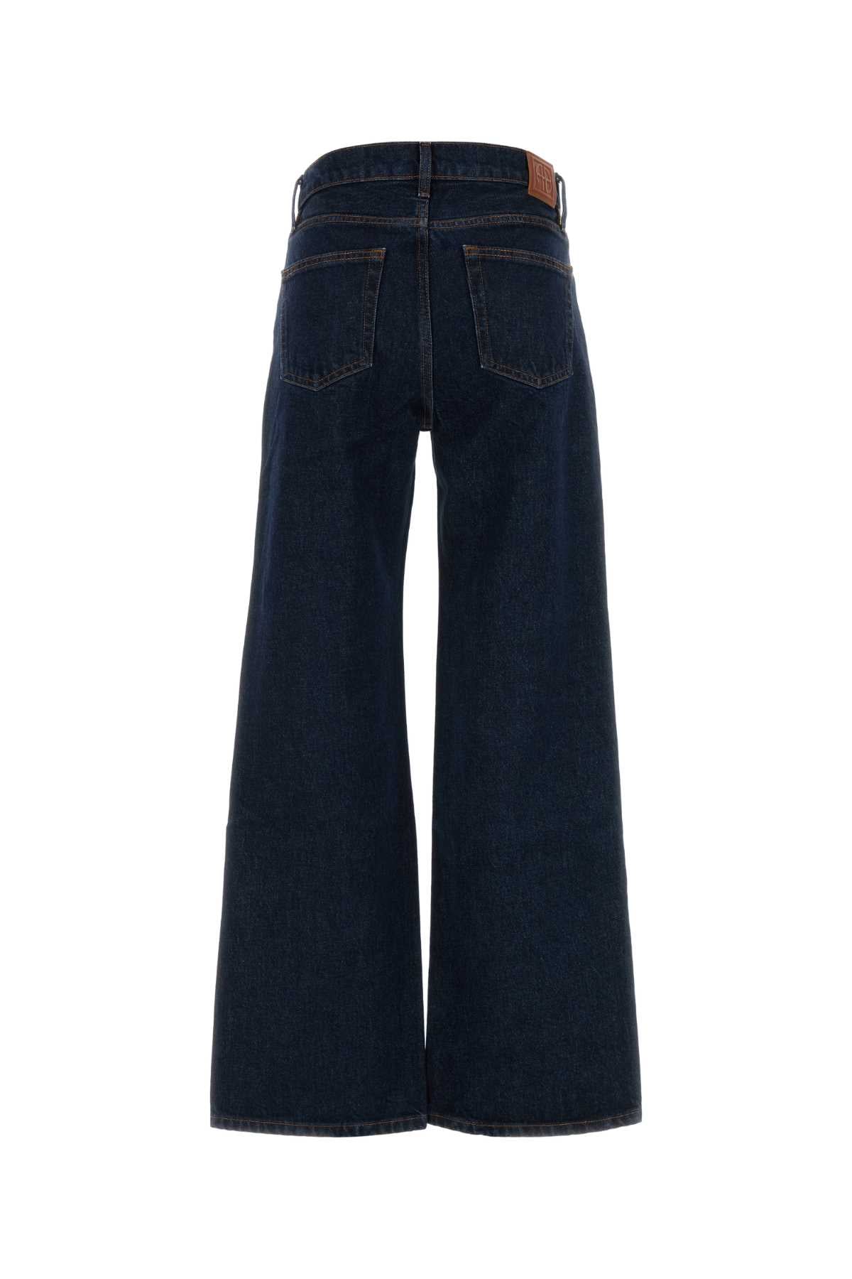 Anine Bing Hugh Jean Jeans — Navy, view 2