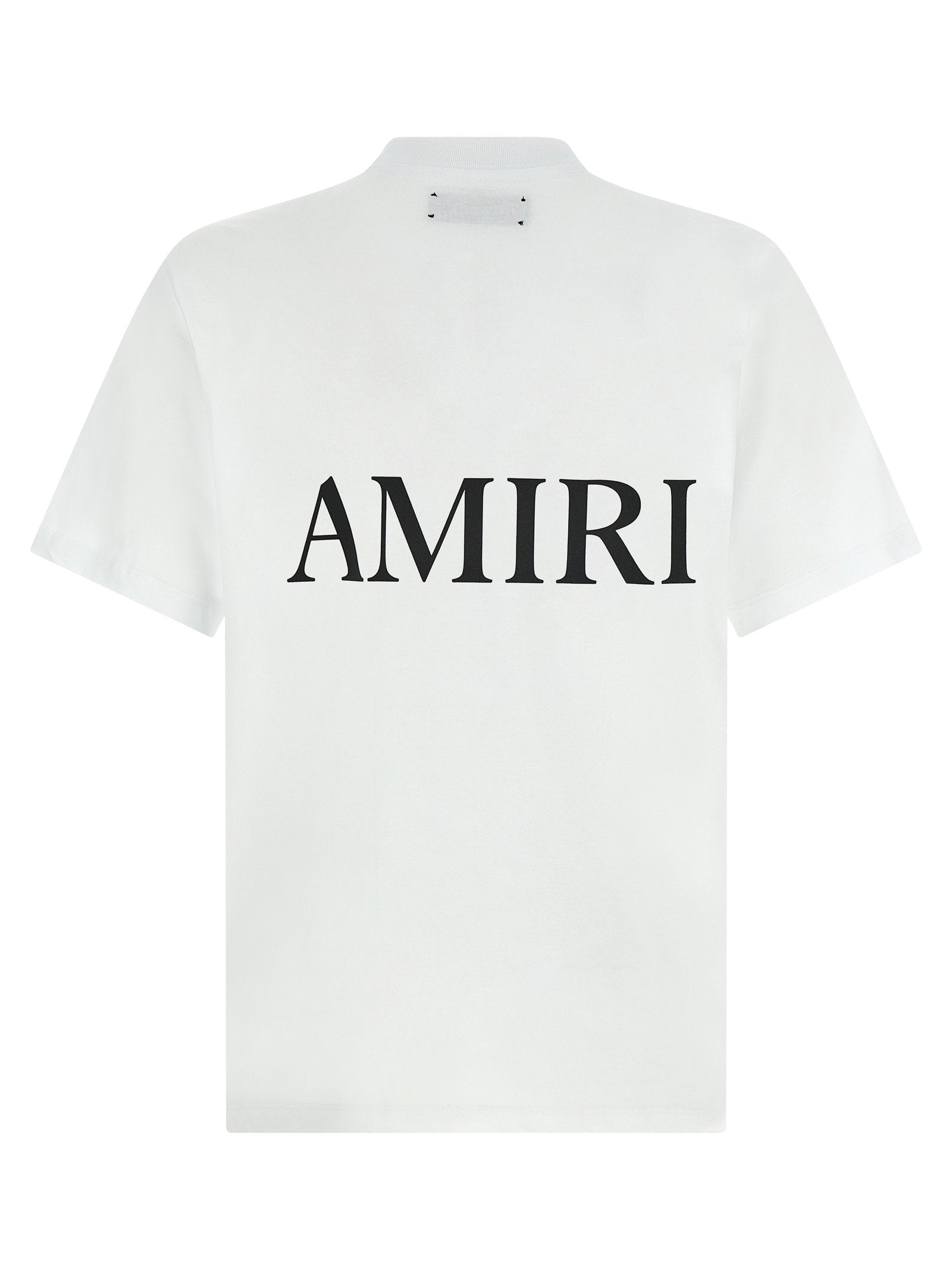 Amiri Logo-Print Cotton Jersey T-shirt — White - XL, view 2