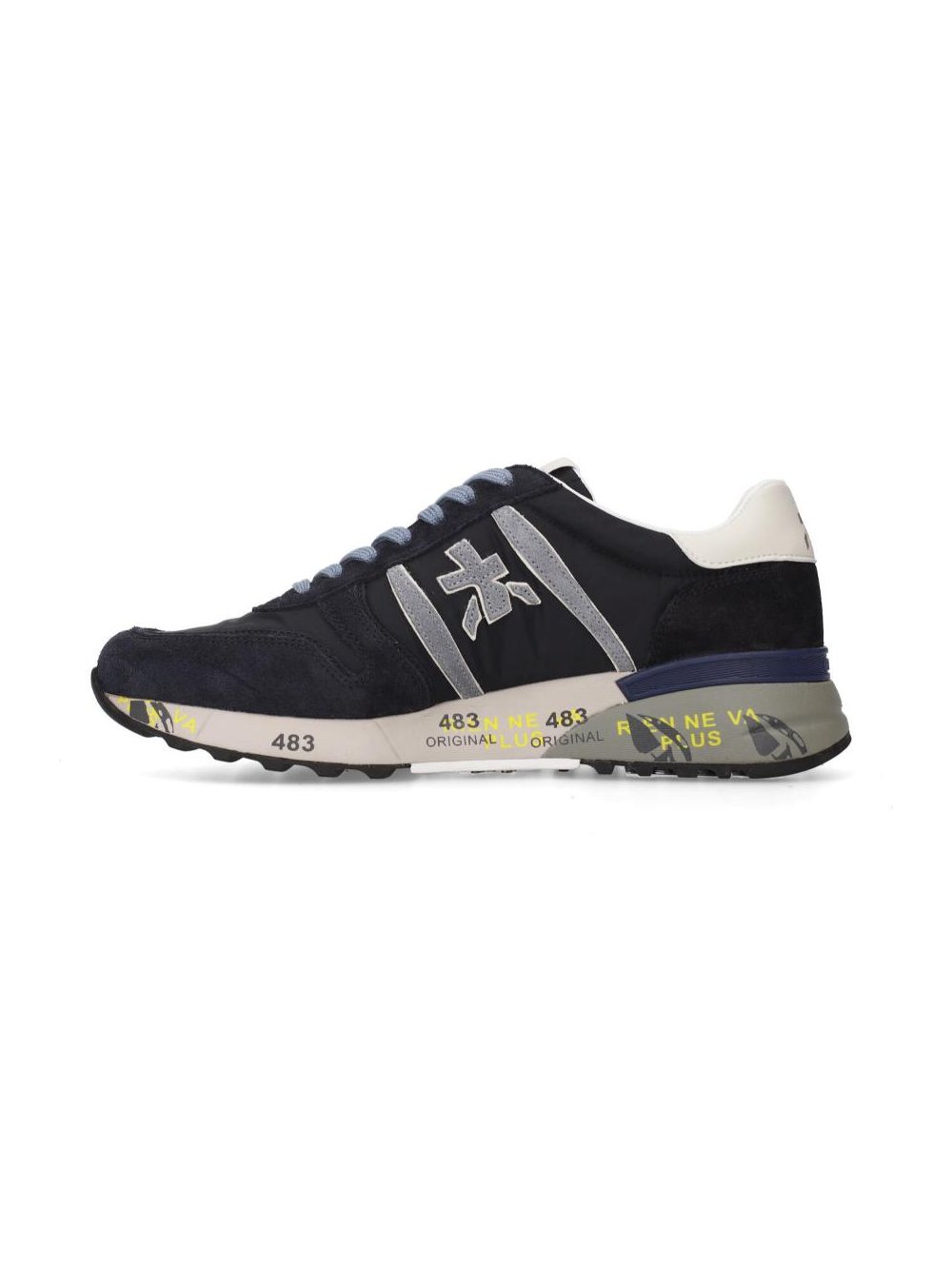 Premiata Lander Sneakers — Navy - 45, view 2
