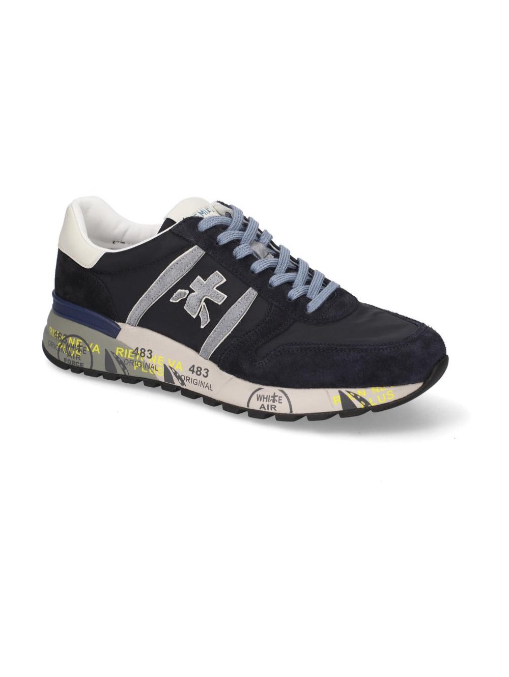 Premiata Lander Sneakers — Navy - 45, view 3