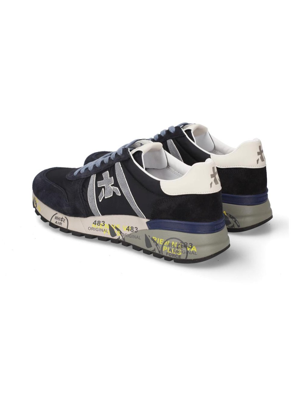 Premiata Lander Sneakers — Navy - 45, view 5