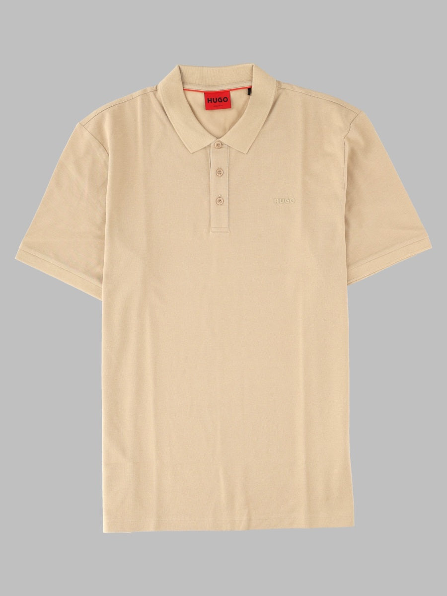 Hugo Donos Polo Shirt — Beige - L by Hugo