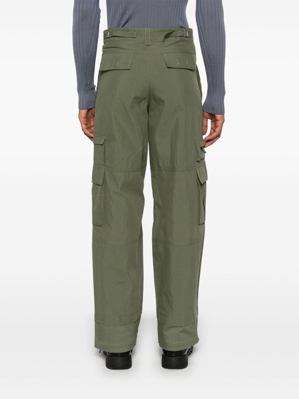 Carrer Cotton-Nylon Blend Cargo Trousers — Green - L, view 4