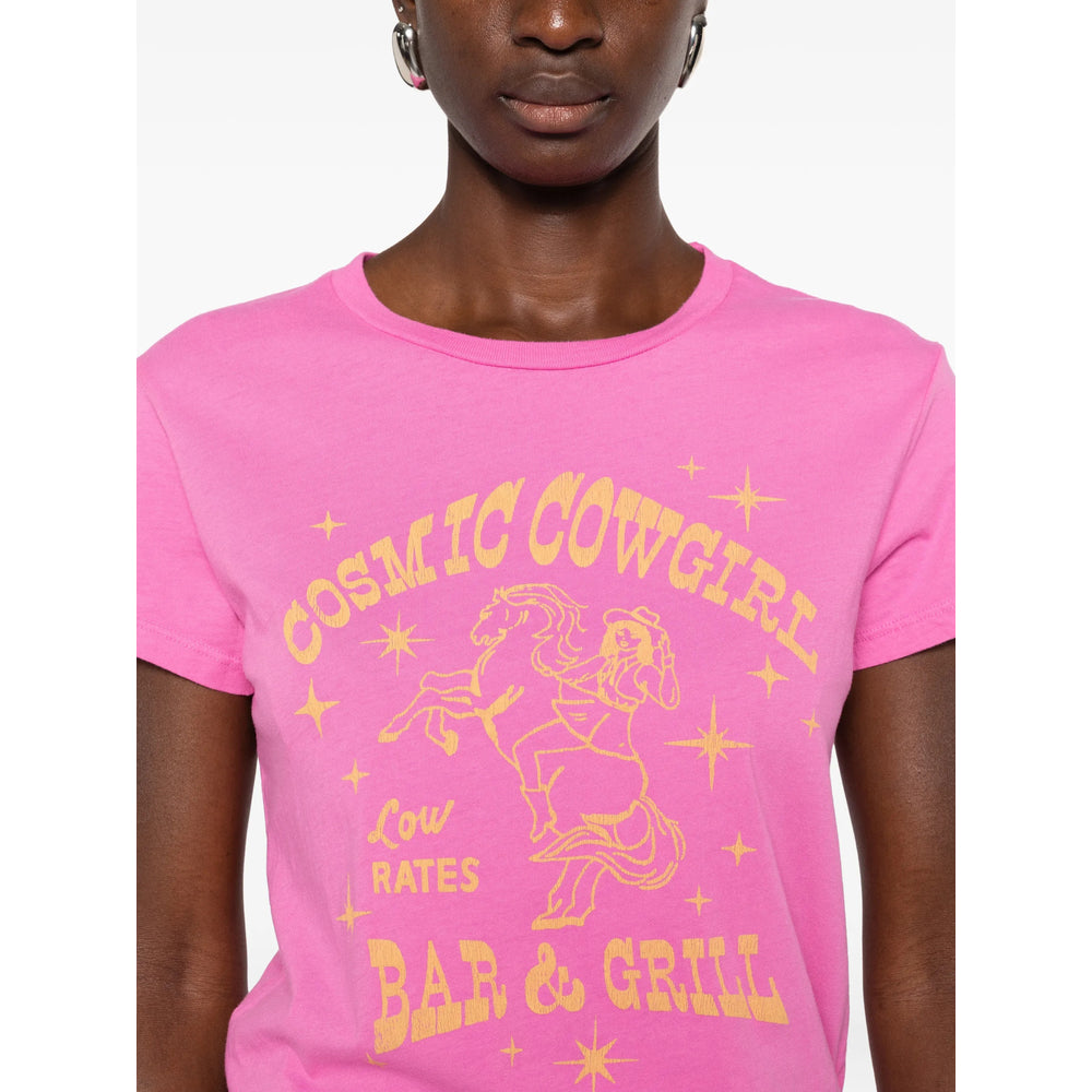 Mother Graphic Print T-Shirt — Pink - M, view 3