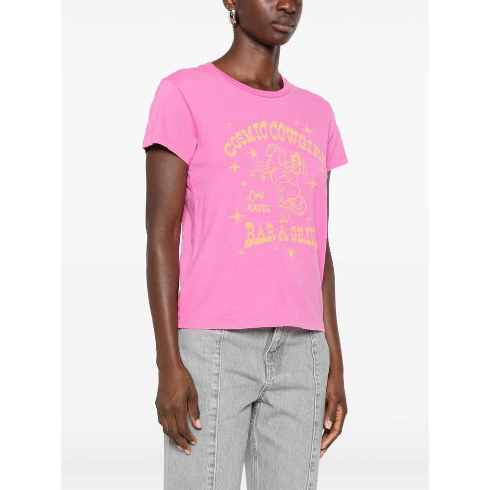Mother Graphic Print T-Shirt — Pink - M, view 4