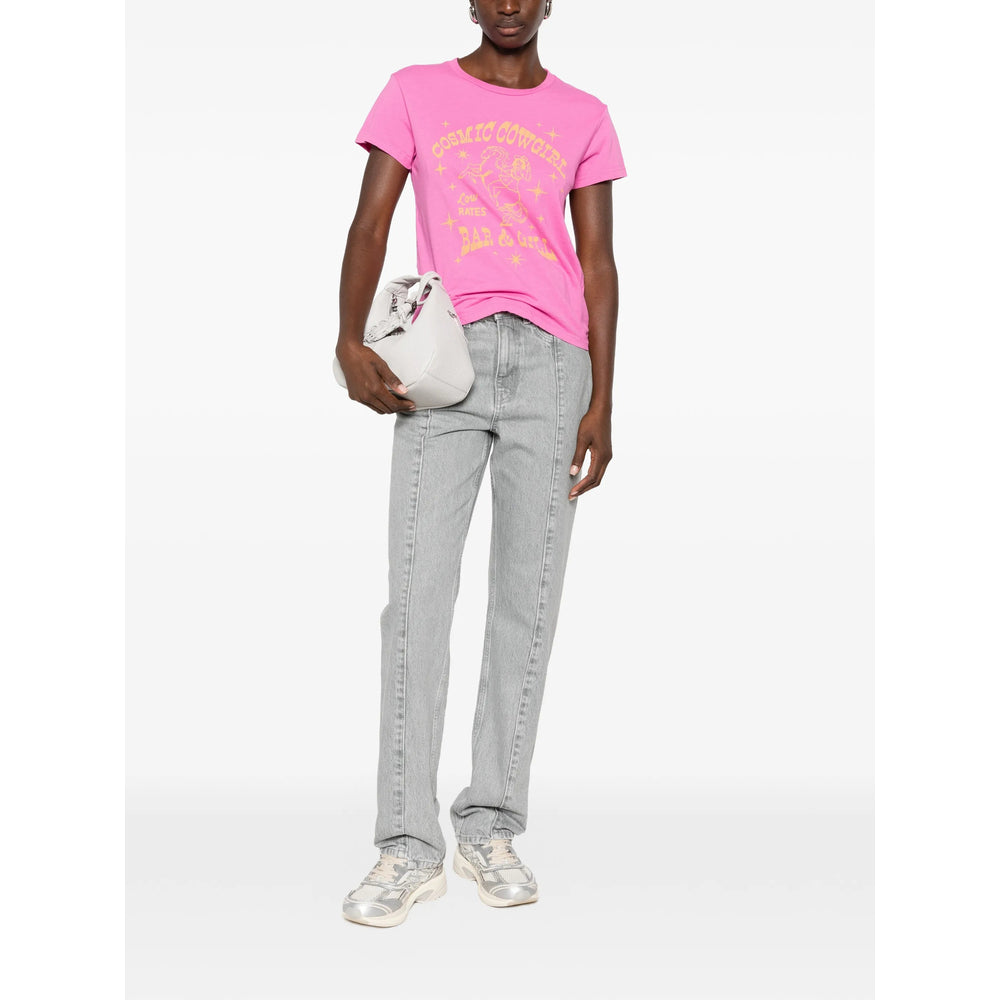 Mother Graphic Print T-Shirt — Pink - M, view 5