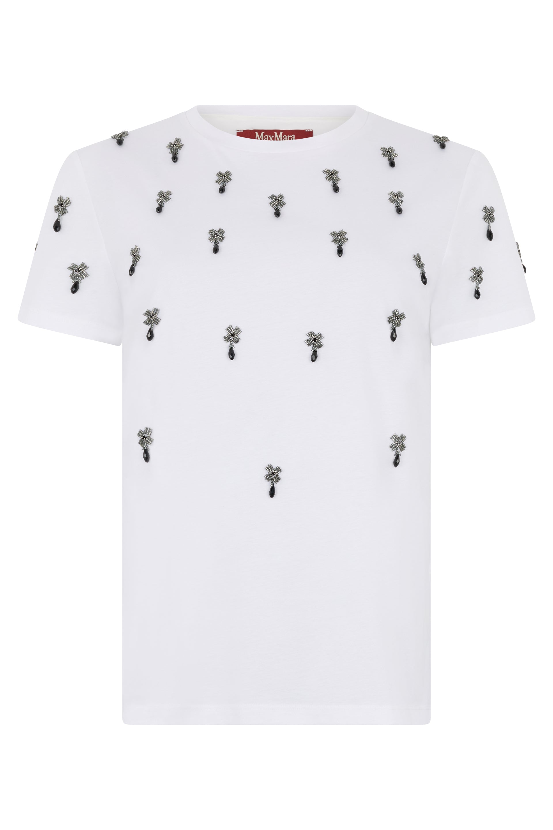 Max Mara Studio Pontile T-Shirt — White - S by Max Mara Studio