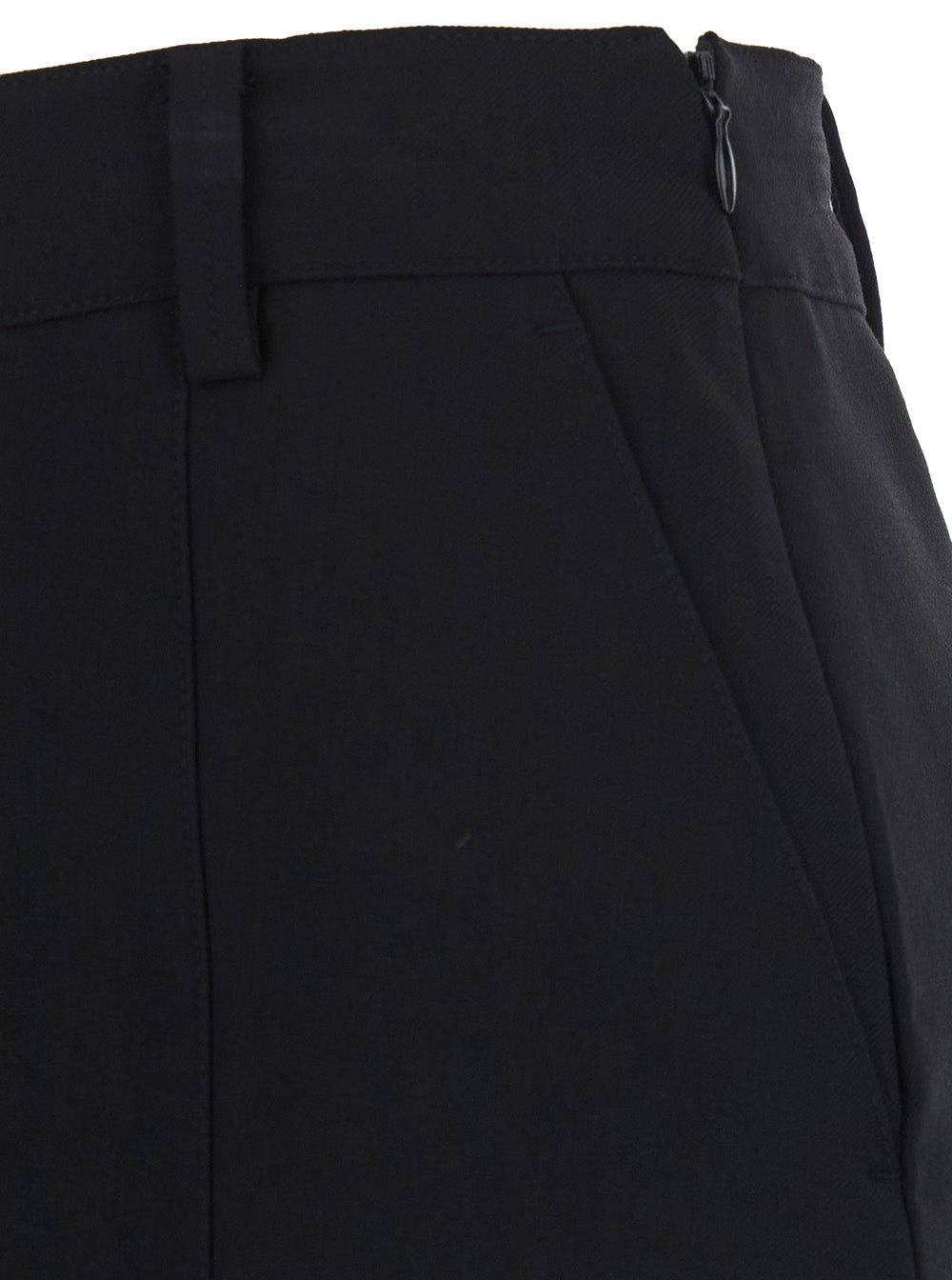 Dunst Wool Blend Mini Skirt — Black - S, view 3