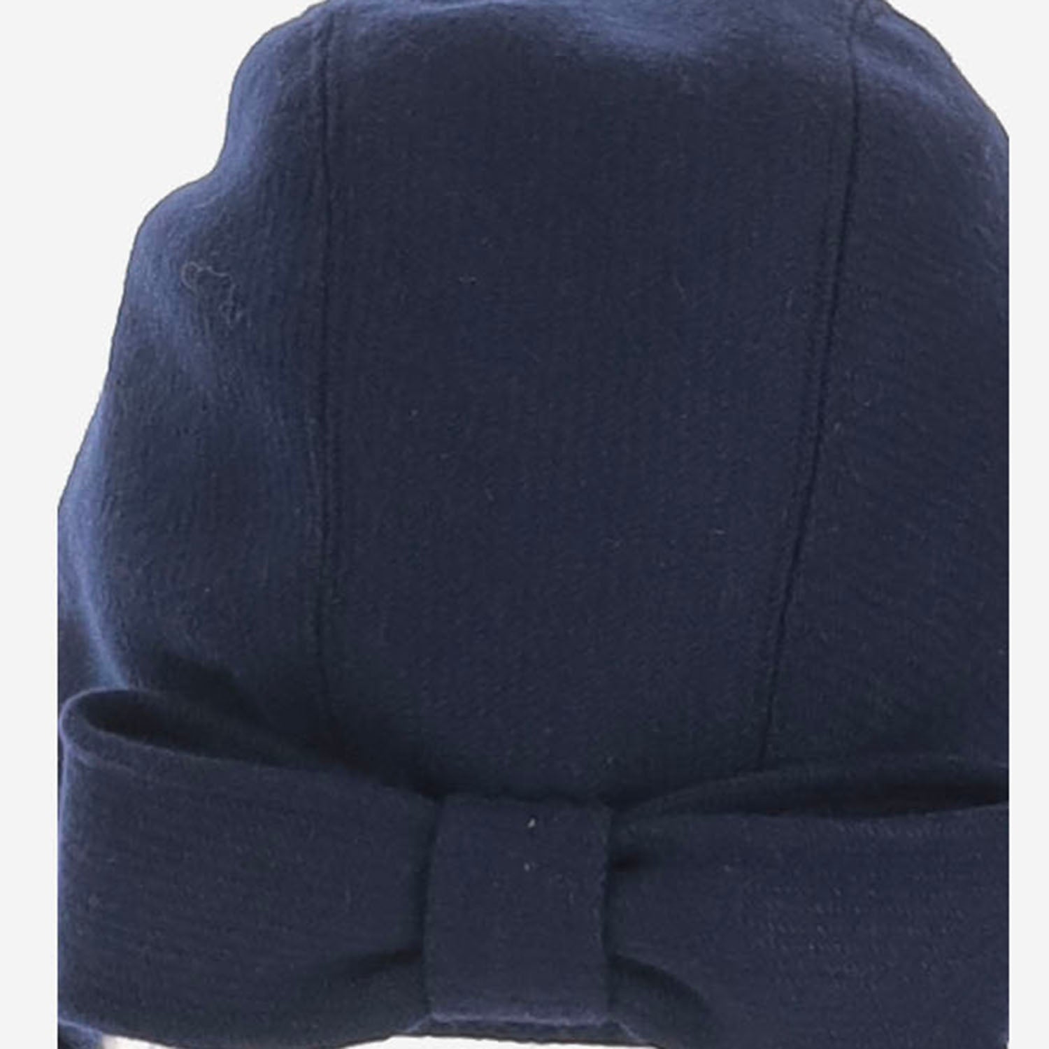 Friki TWEEDBONNET Wool With Tie Beanie — Navy - 2 yrs, view 3
