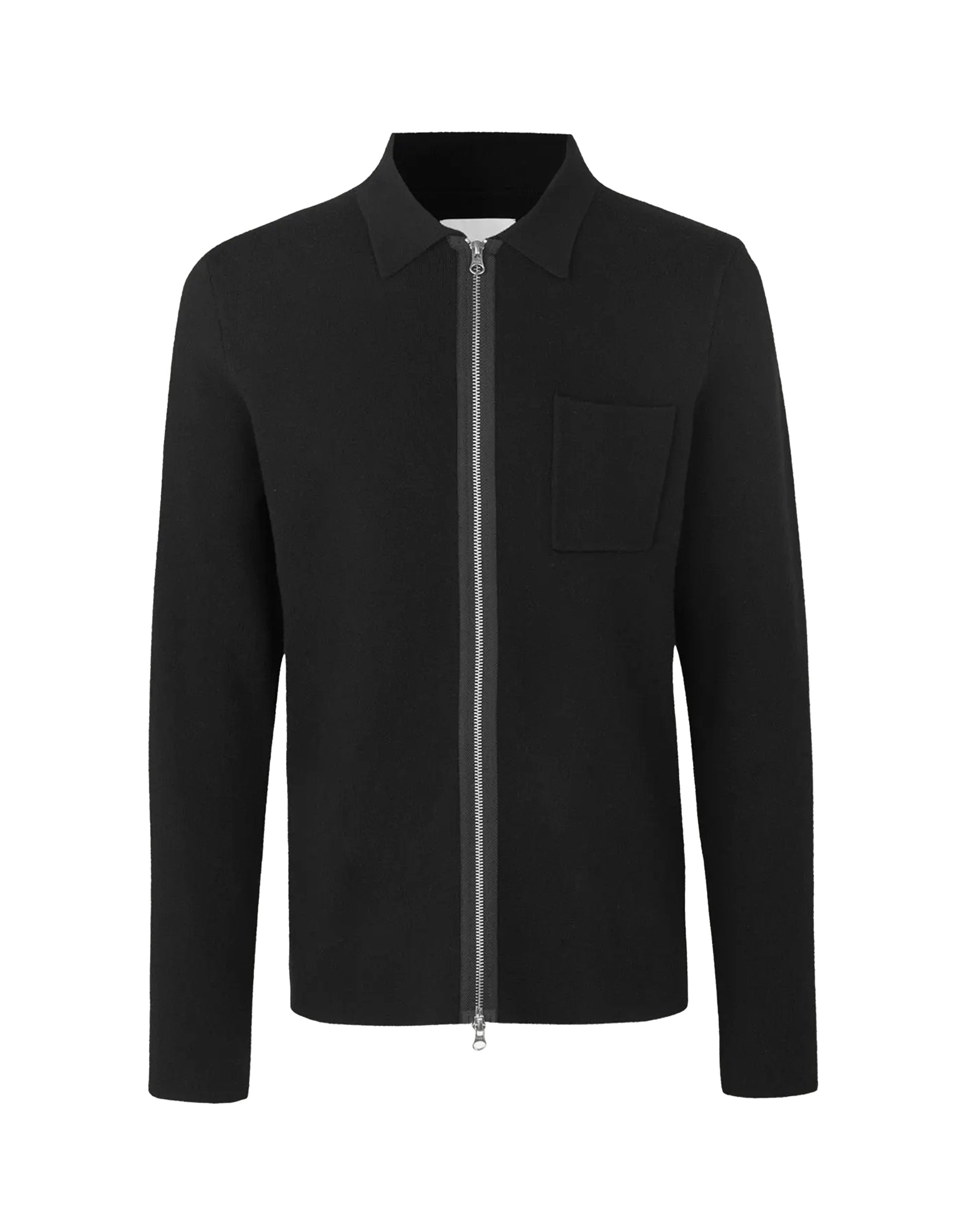 Samsoe Samsoe Zip Cardigan — Black - XL by Samsoe Samsoe
