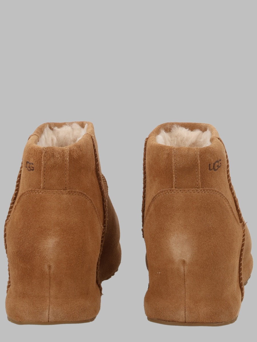 UGG Suede Ankle Boot — Beige - 10, view 2