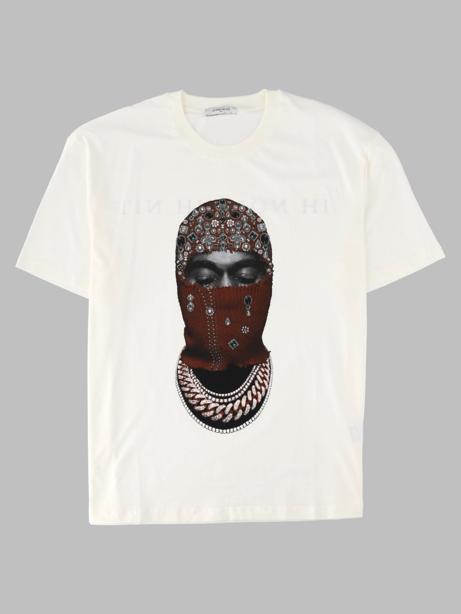 Ih Nom Uh Nit Mask Jewelry Graphic Print T-Shirt — White - M by Ih Nom Uh Nit