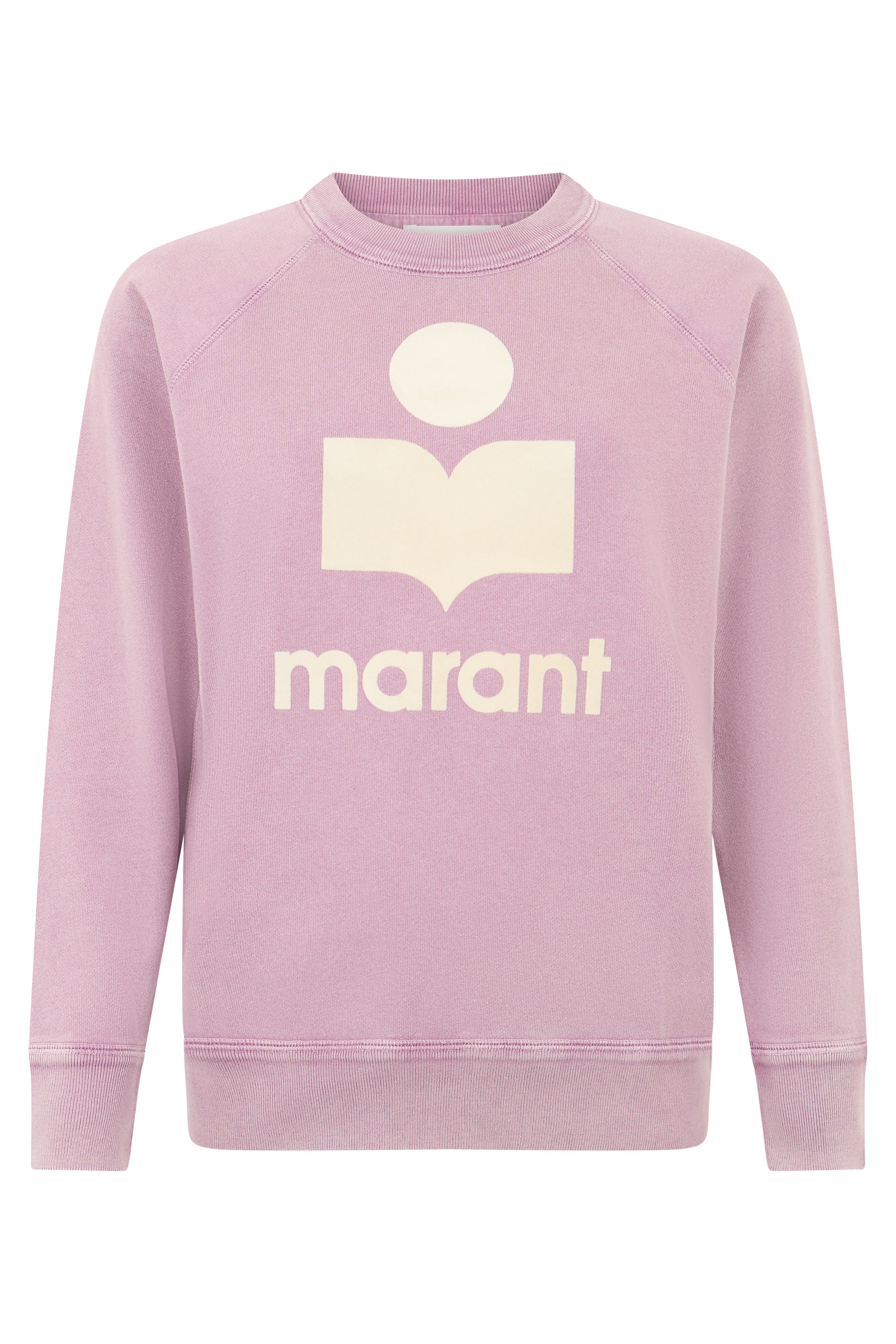 Marant éToile Logo-Graphic Cotton Sweatshirt — Pink by Marant Etoile